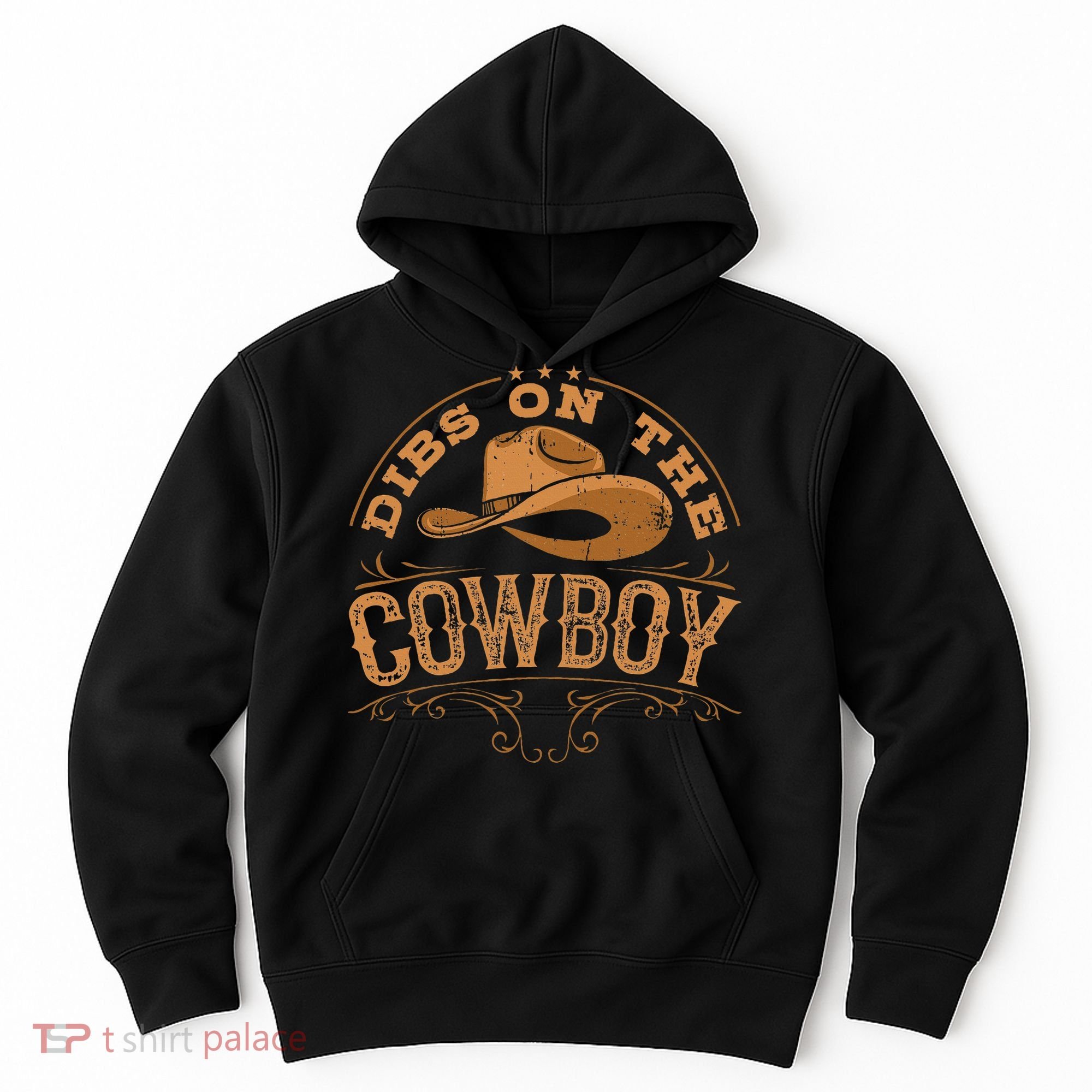 Dibs On The Cowboy Rodeo Ranch Girlfriend Wife Lipstick Hoodie