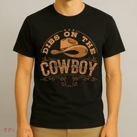 Dibs On The Cowboy Rodeo Ranch Girlfriend Wife Lipstick T-Shirt thumb 3