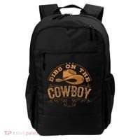 Dibs On The Cowboy Rodeo Ranch Girlfriend Wife Lipstick Backpack thumb 0