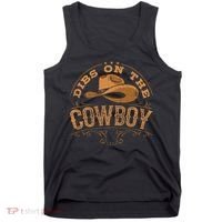 Dibs On The Cowboy Rodeo Ranch Girlfriend Wife Lipstick Tank Top thumb 0