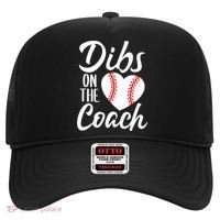 Dibs On The Coach Funny Baseball Heart Cute Mother's Day Hat thumb 0