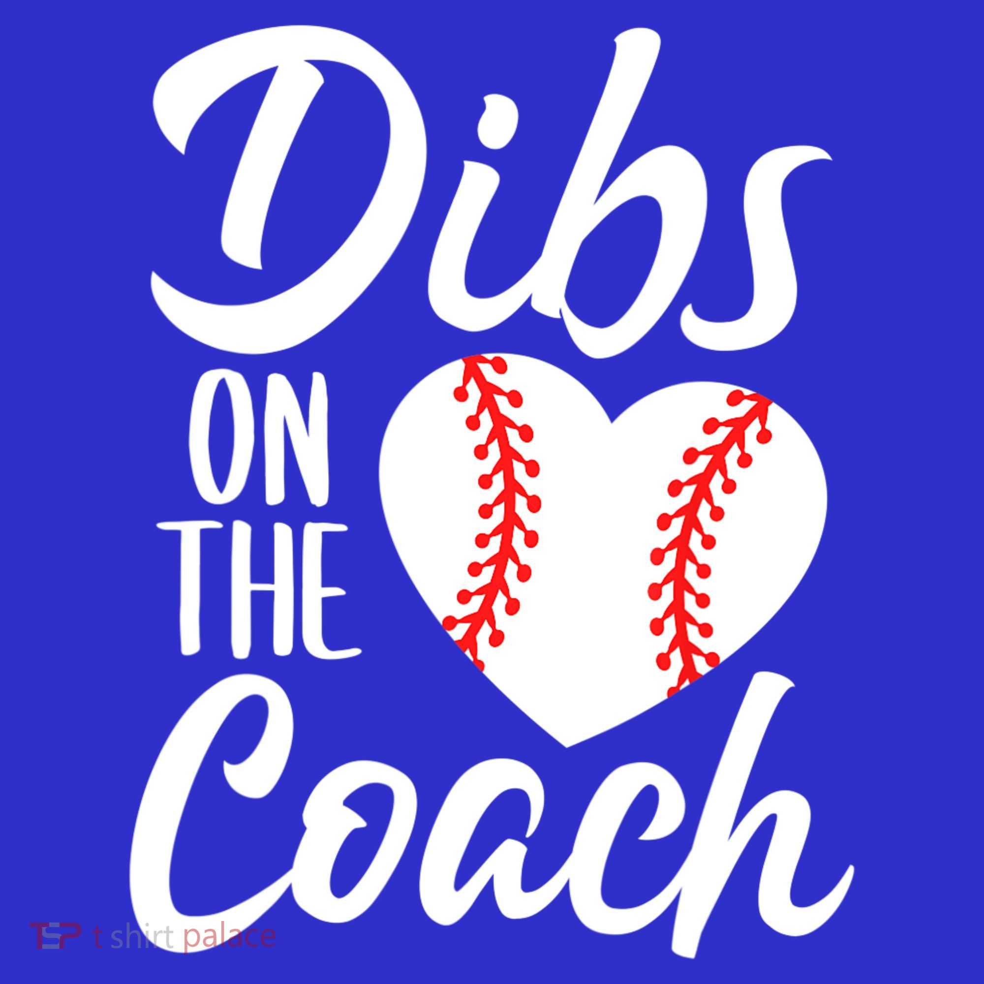 Dibs On The Coach Funny Baseball Heart Cute Mother's Day Women's Tank Top