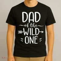 Dad Of The Wild One Shirt Funny 1st Birthday Safari Gift T-Shirt thumb 3