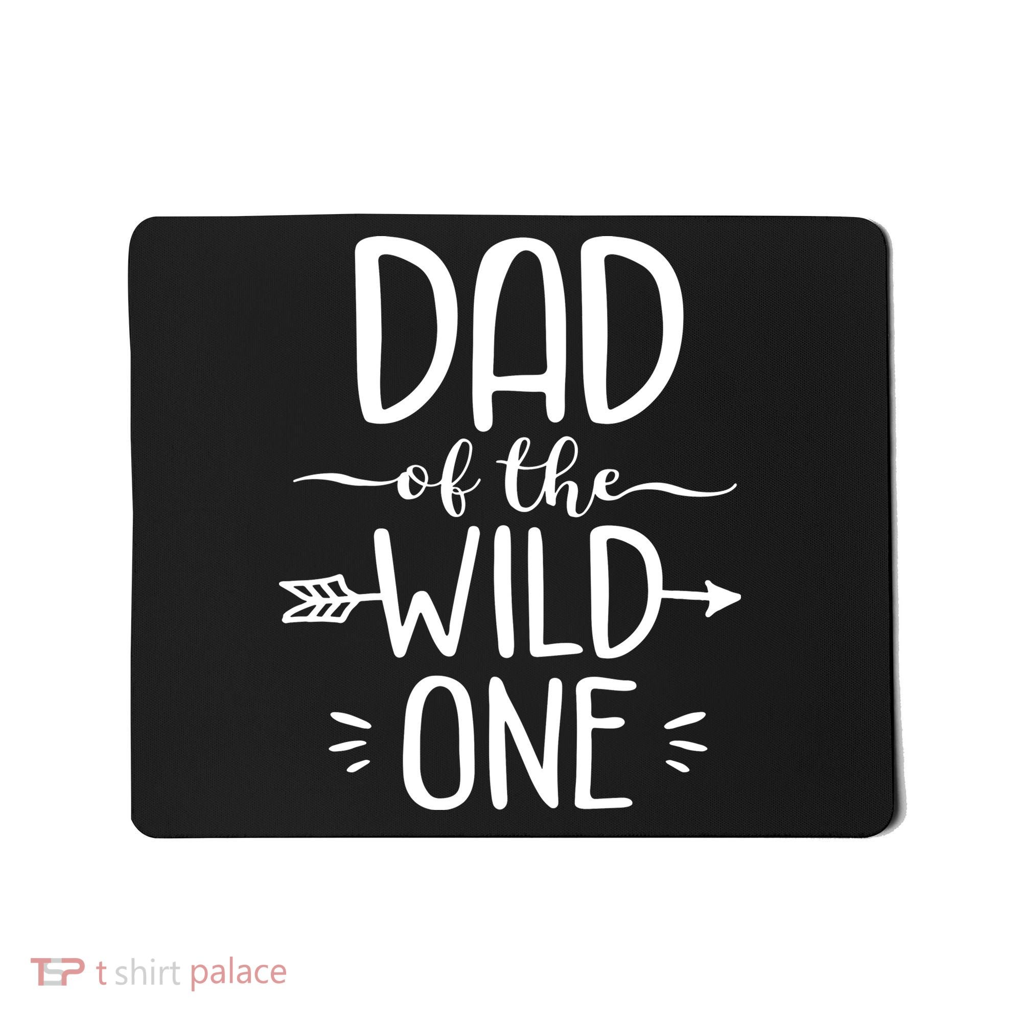Dad Of The Wild One Shirt Funny 1st Birthday Safari Gift Mousepad