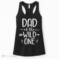Dad Of The Wild One Shirt Funny 1st Birthday Safari Gift Women's Tank Top thumb 0