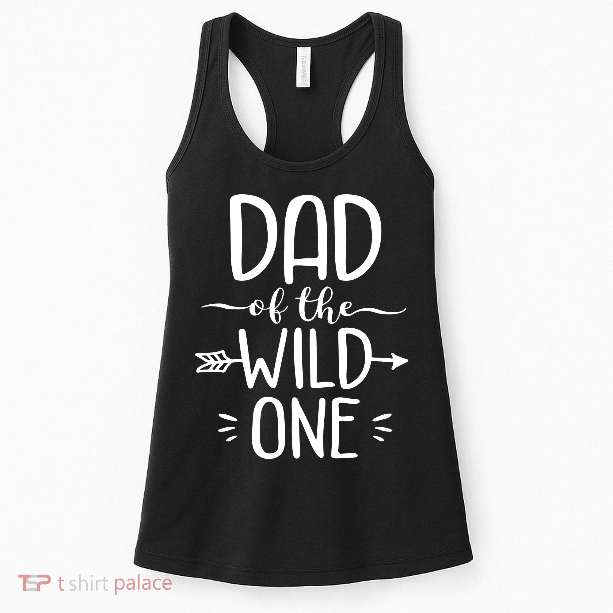 Dad Of The Wild One Shirt Funny 1st Birthday Safari Gift Women's Tank Top