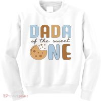 Dada Of The Sweet One Cookies And Milk 1st Birthday Family Kids Sweatshirt thumb 0