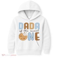 Dada Of The Sweet One Cookies And Milk 1st Birthday Family Kids Hoodie thumb 0