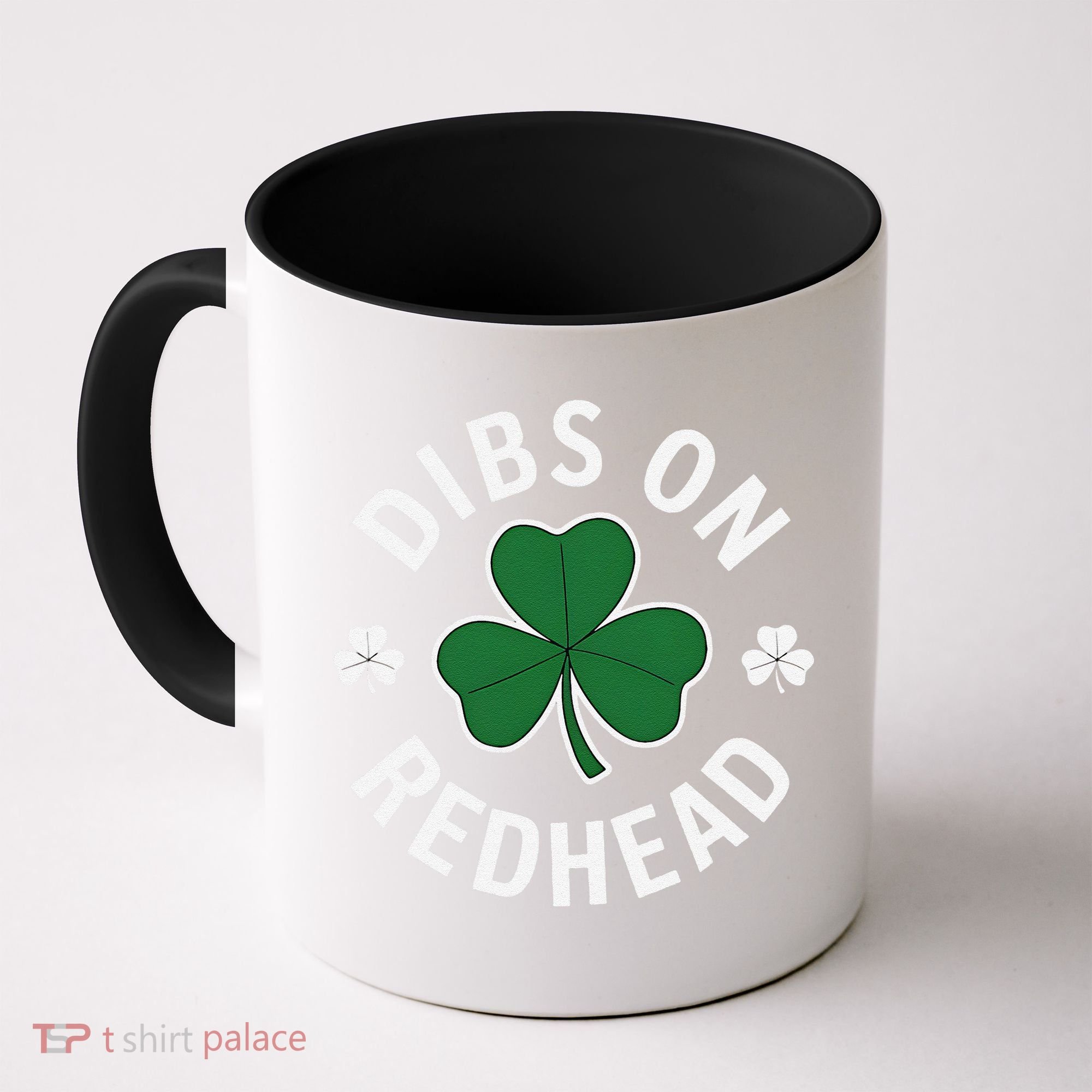 Dibs On The Redhead Shamrock St Patricks Day Coffee Mug
