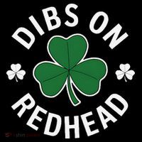 Dibs On The Redhead Shamrock St Patricks Day Women's Tank Top thumb 5