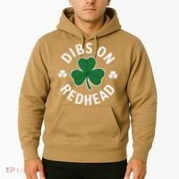 Dibs On The Redhead Shamrock St Patricks Day Hoodie thumb 2
