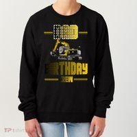 Dad Of The Birthday Crew Party Excavator Women's Sweatshirt thumb 0