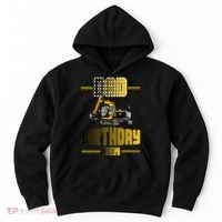 Dad Of The Birthday Crew Party Excavator Hoodie thumb 0