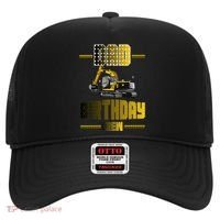 Dad Of The Birthday Crew Party Excavator Hat thumb 0