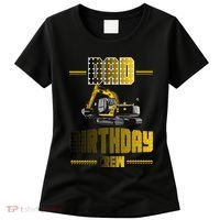 Dad Of The Birthday Crew Party Excavator Women's T-Shirt thumb 0