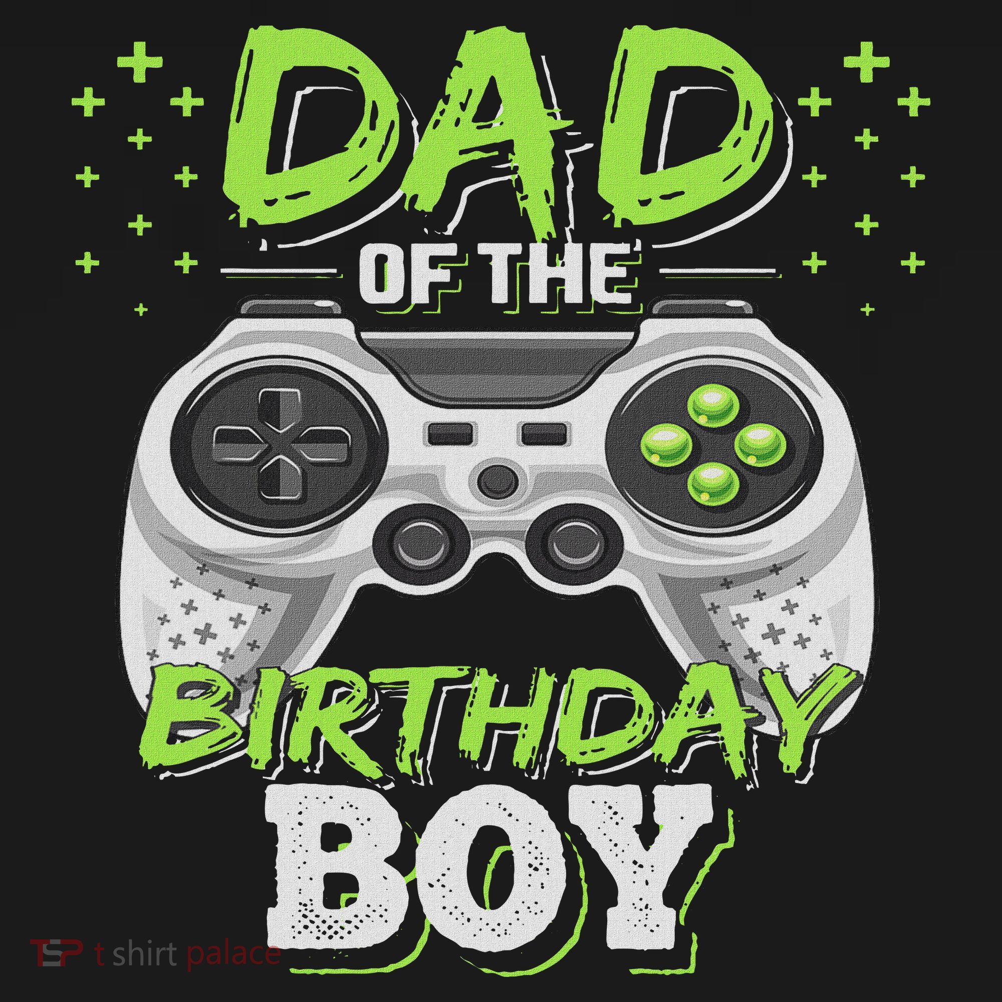 Dad Of The Birthday Boy Matching Video Gamer Birthday Party T-Shirt