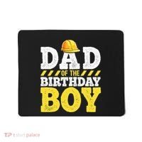 Dad of the Birthday Construction Birthday Party Hat Mousepad thumb 0