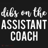Dibs On The Assistant Coach Funny Sports Coach Apron thumb 3