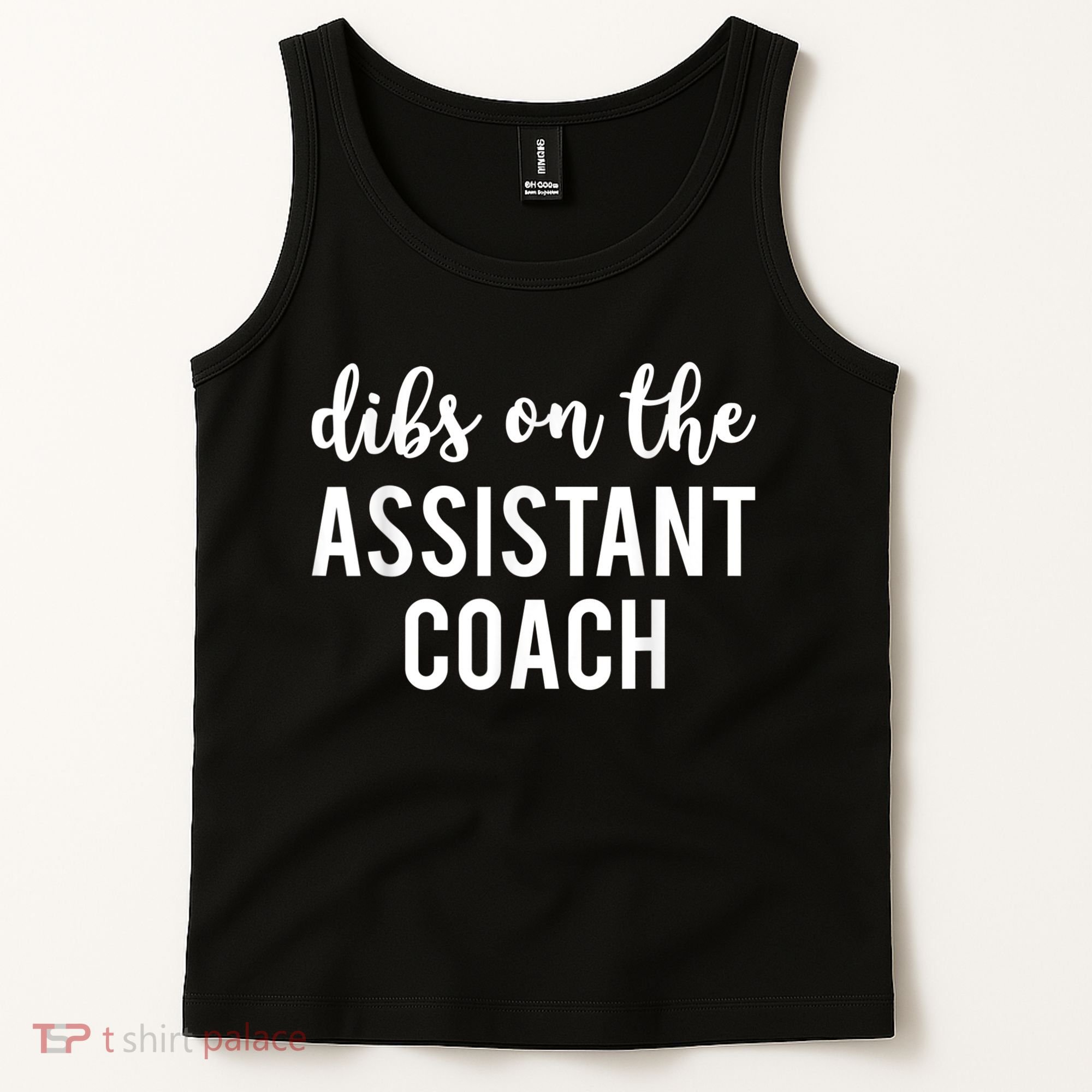 Dibs On The Assistant Coach Funny Sports Coach Tank Top