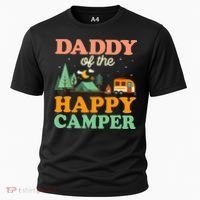 Daddy Of The Happy Camper 1st Bday Camping Trip Cooling Performance Crew T-Shirt thumb 0