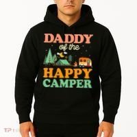 Daddy Of The Happy Camper 1st Bday Camping Trip Hoodie thumb 2