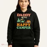 Daddy Of The Happy Camper 1st Bday Camping Trip Hoodie thumb 5