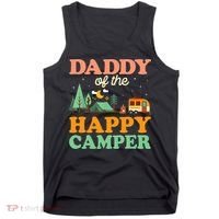 Daddy Of The Happy Camper 1st Bday Camping Trip Tank Top thumb 0