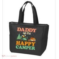 Daddy Of The Happy Camper 1st Bday Camping Trip Tote Bag thumb 3