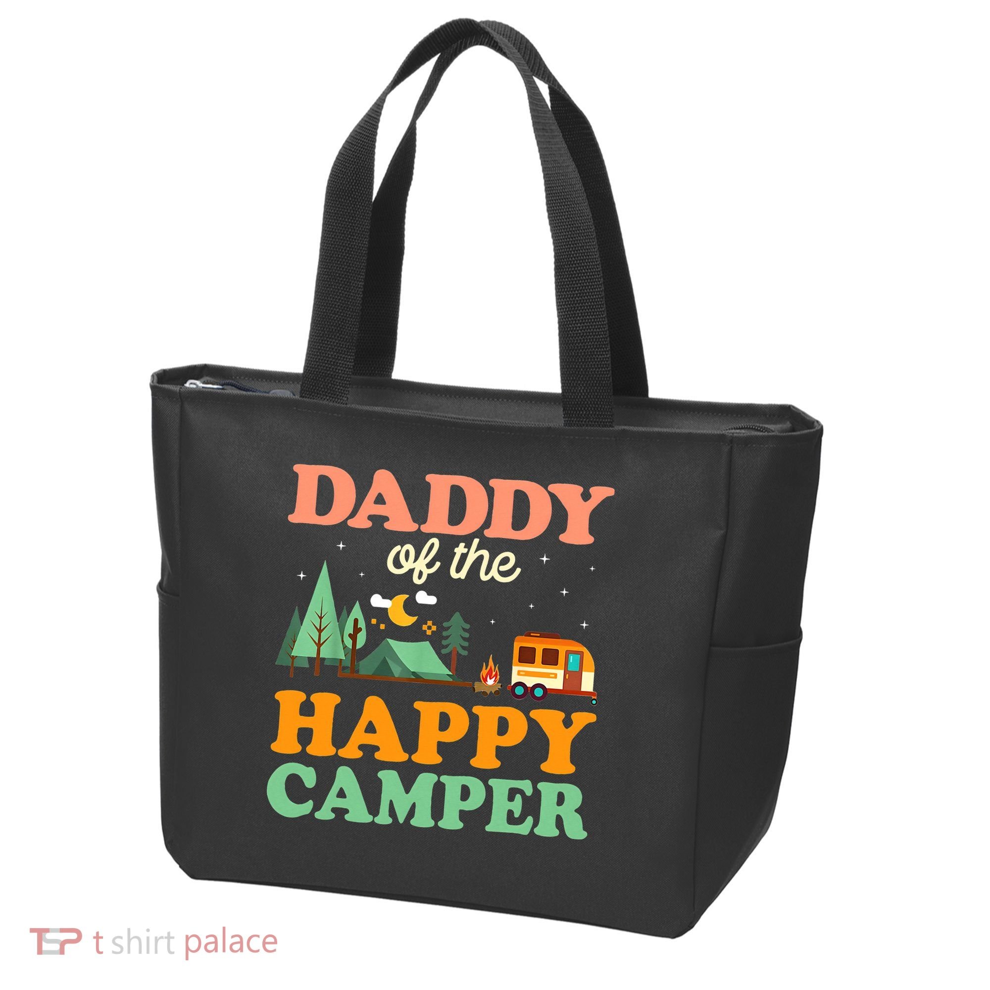 Daddy Of The Happy Camper 1st Bday Camping Trip Tote Bag