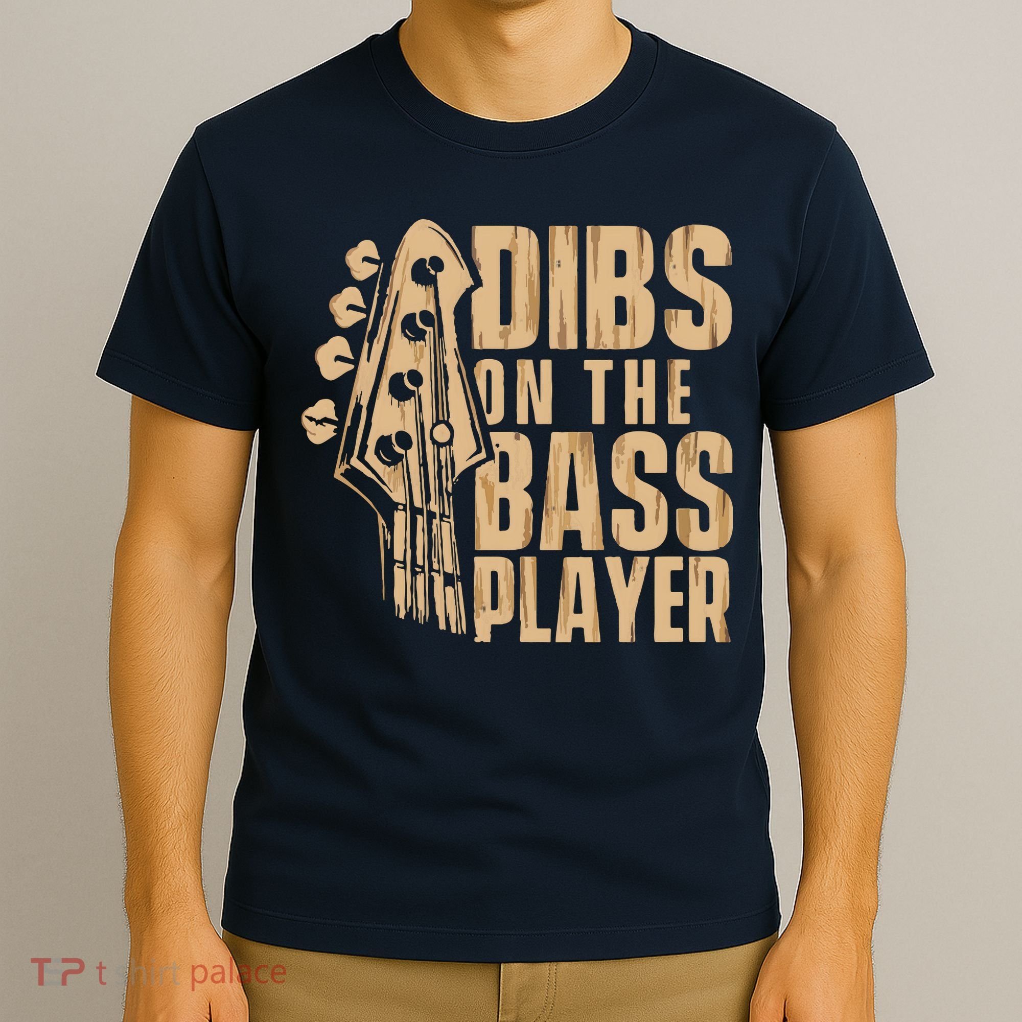 Dibs On The Bass Player Guitarist Bassist Bass Guitar T-Shirt