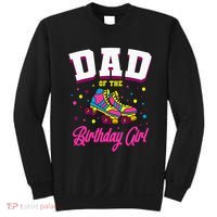Dad Of The Birthday Roller Skates Bday Sweatshirt thumb 0