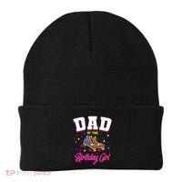 Dad Of The Birthday Roller Skates Bday Beanie thumb 0