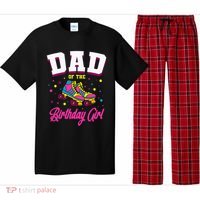 Dad Of The Birthday Roller Skates Bday Pajama Set thumb 0