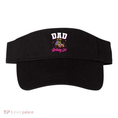 Dad Of The Birthday Roller Skates Bday Visor
