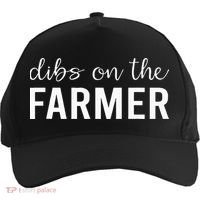 Dibs On The Farmer Funny Farmer's Wife Gift Five-Panel Snapback Cap thumb 0
