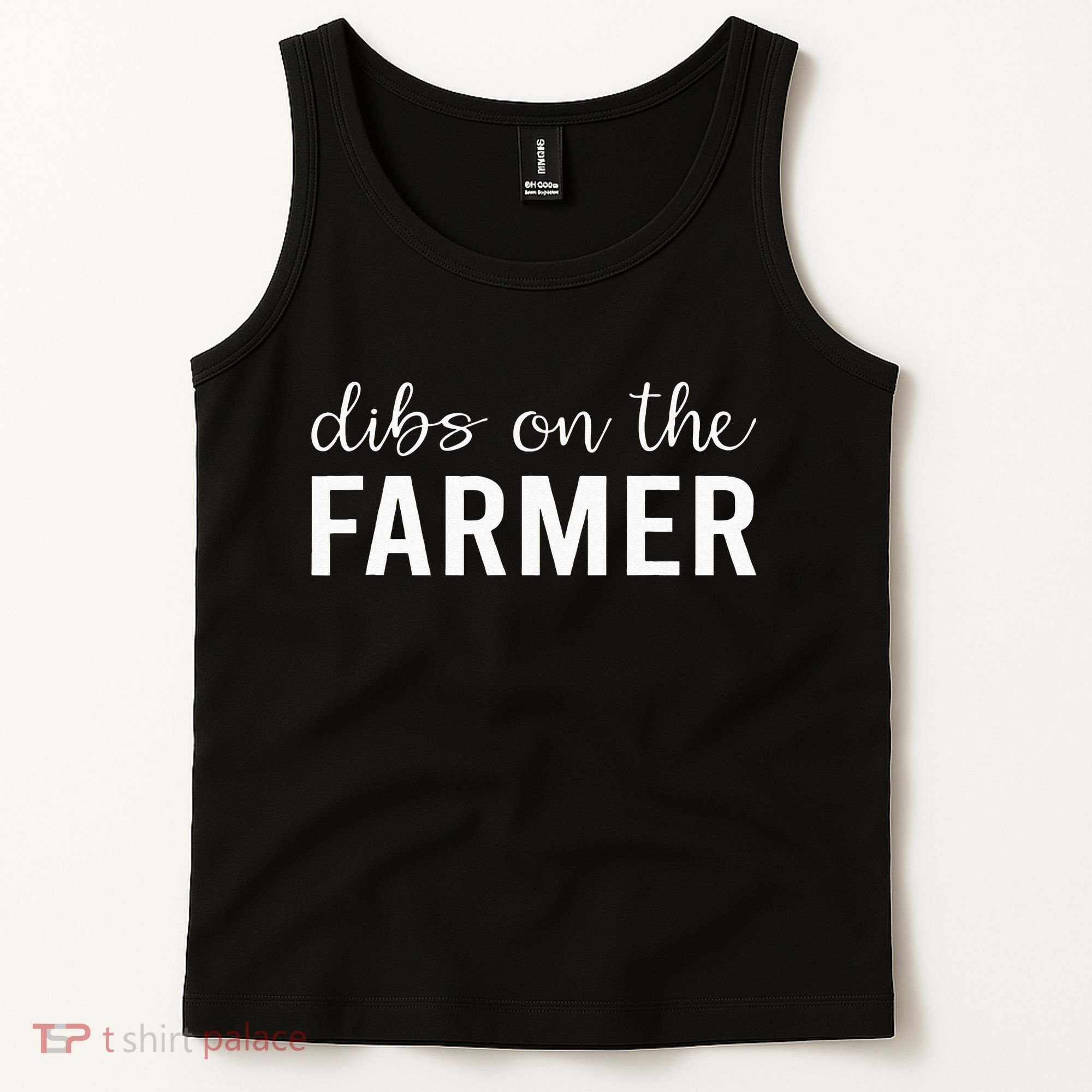 Dibs On The Farmer Funny Farmer's Wife Gift Tank Top