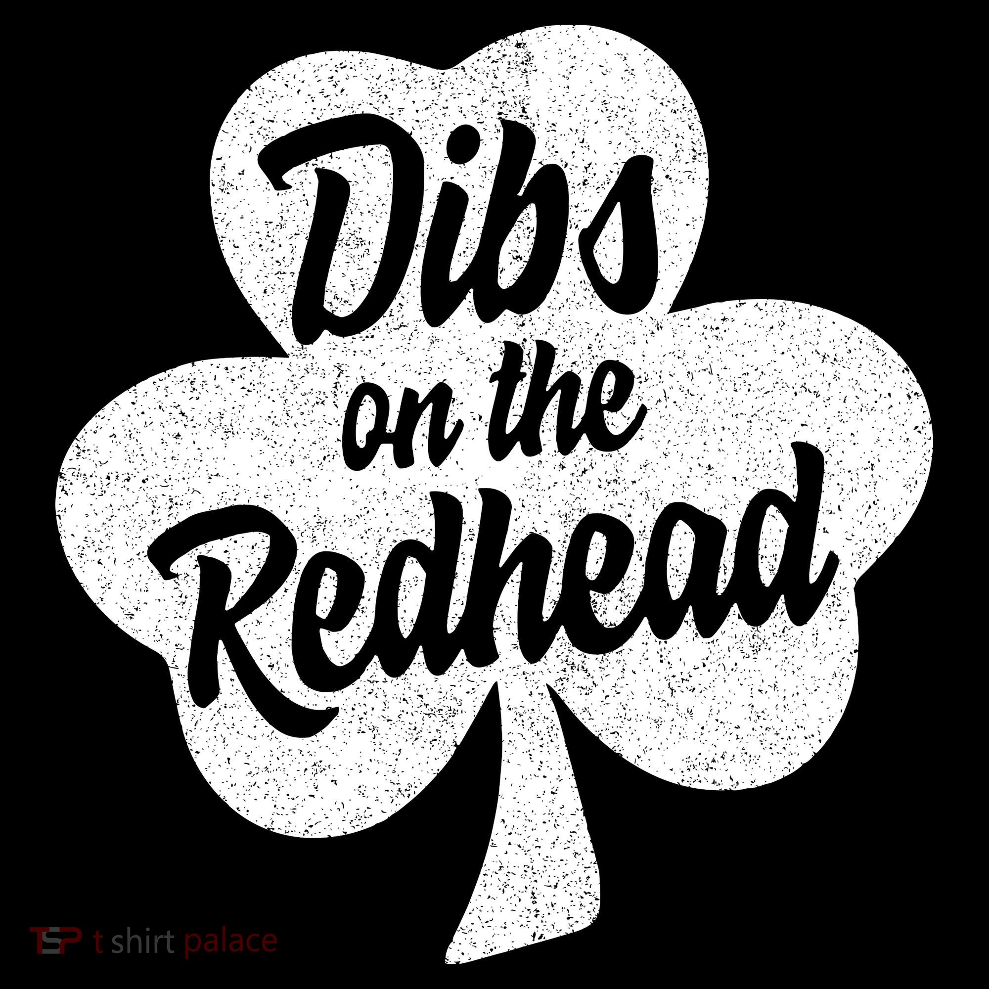Dibs On The Redhead Funny St Patricks Day Drinking Doggie Tank