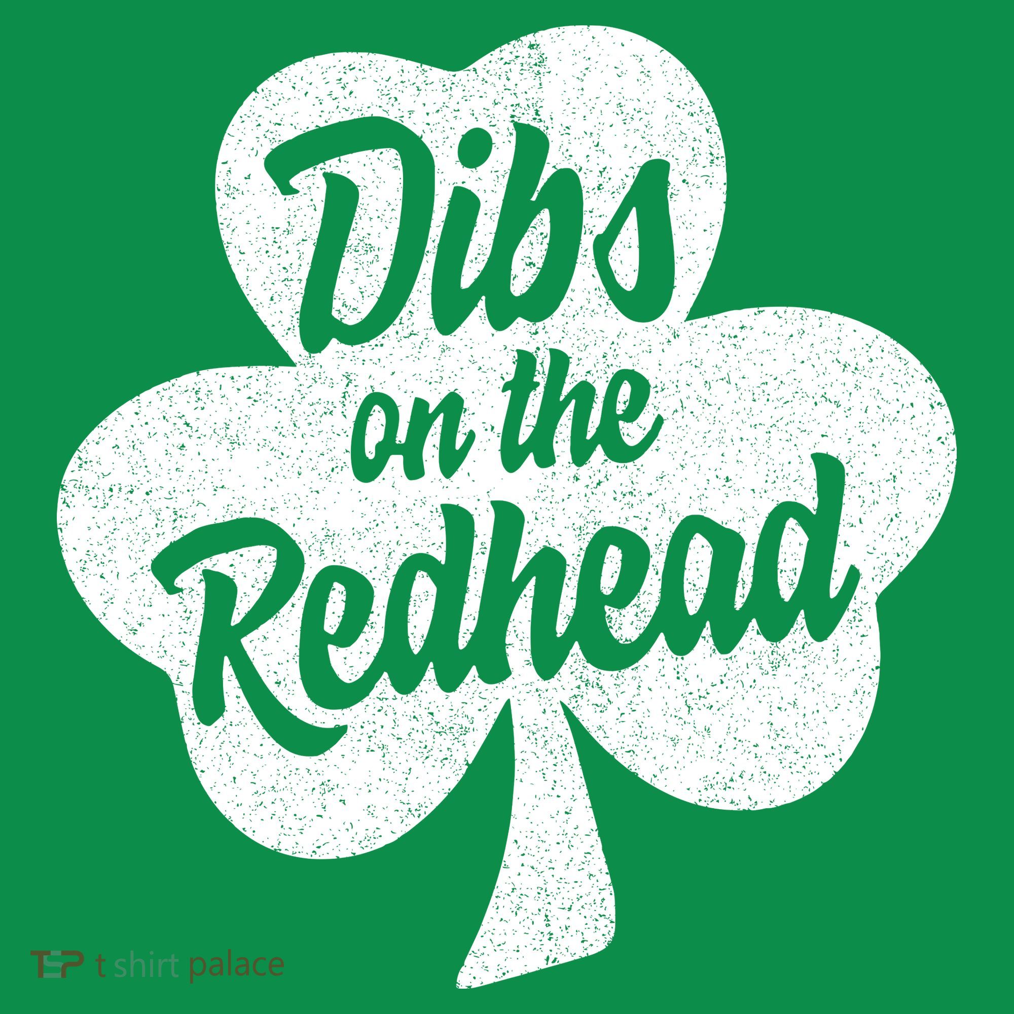 Dibs On The Redhead Funny St Patricks Day Drinking Ornament