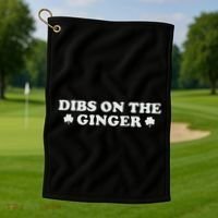 Dibs On The Ginger Golf Towel thumb 1