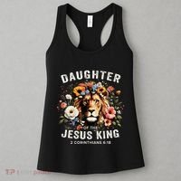 Daughter Of The Jesus King 2 Corinthians 618 Jesus Lion Women's Tank Top thumb 3