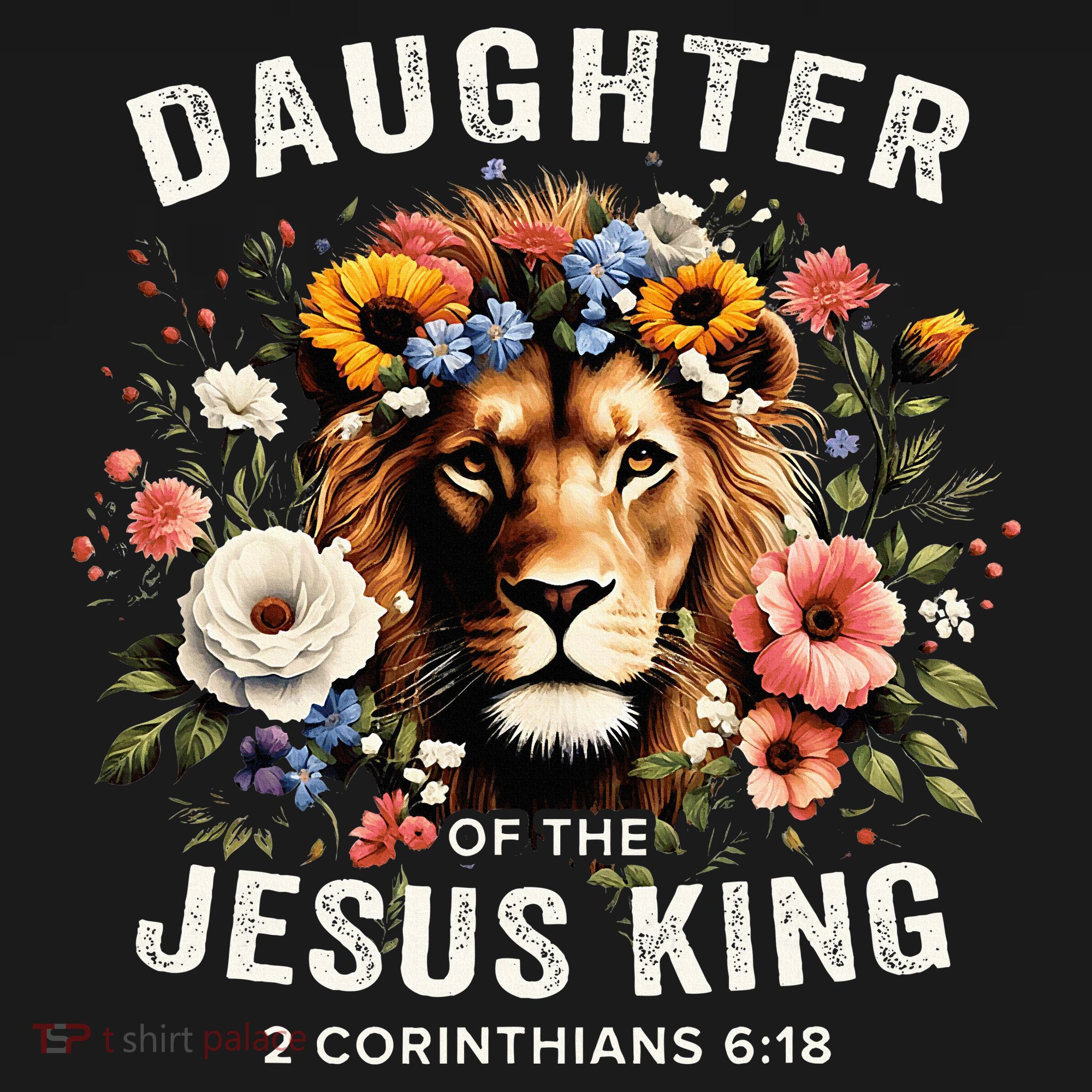 Daughter Of The Jesus King 2 Corinthians 618 Jesus Lion Women's Tank Top