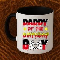 Daddy Of The Birthday Boy Dad Gift Coffee Mug thumb 2