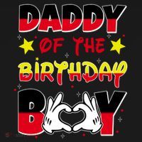 Daddy Of The Birthday Boy Dad Gift Ornament thumb 1