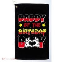 Daddy Of The Birthday Boy Dad Gift Golf Towel thumb 0