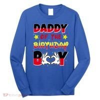 Daddy Of The Birthday Boy Dad Gift Long Sleeve Shirt thumb 0