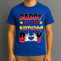 Daddy Of The Birthday Boy Dad Gift T-Shirt thumb 3