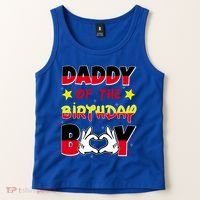 Daddy Of The Birthday Boy Dad Gift Tank Top thumb 2