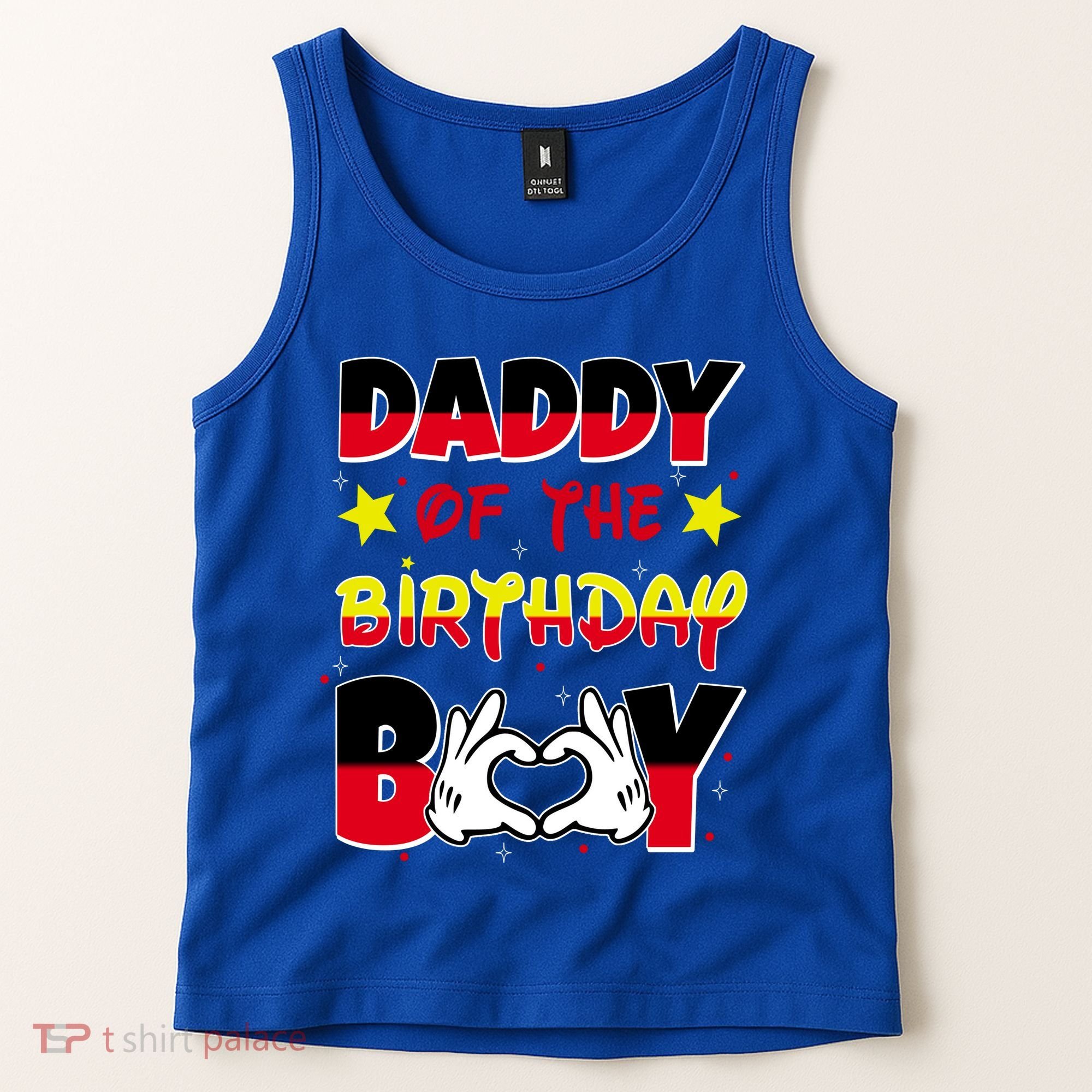 Daddy Of The Birthday Boy Dad Gift Tank Top