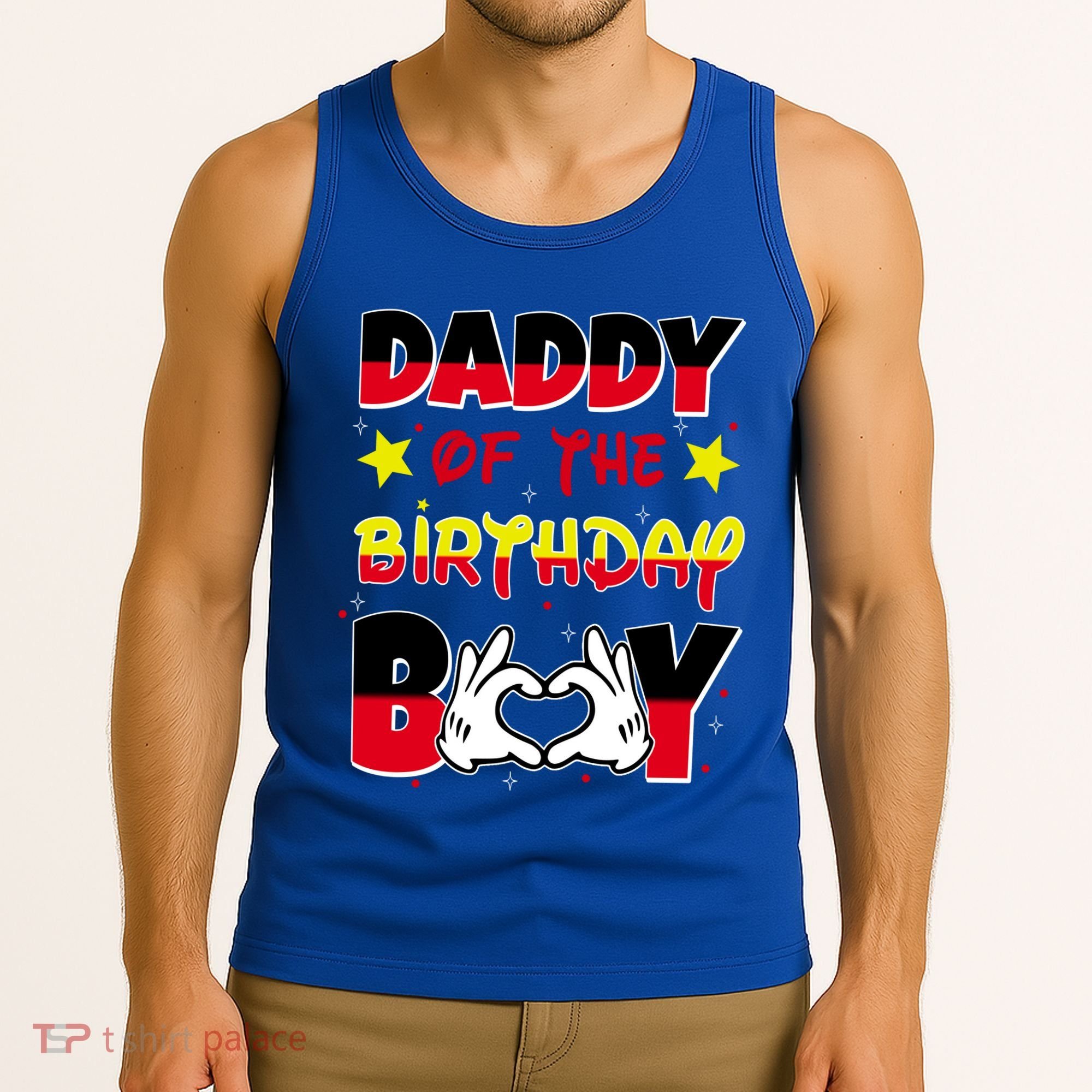 Daddy Of The Birthday Boy Dad Gift Tank Top