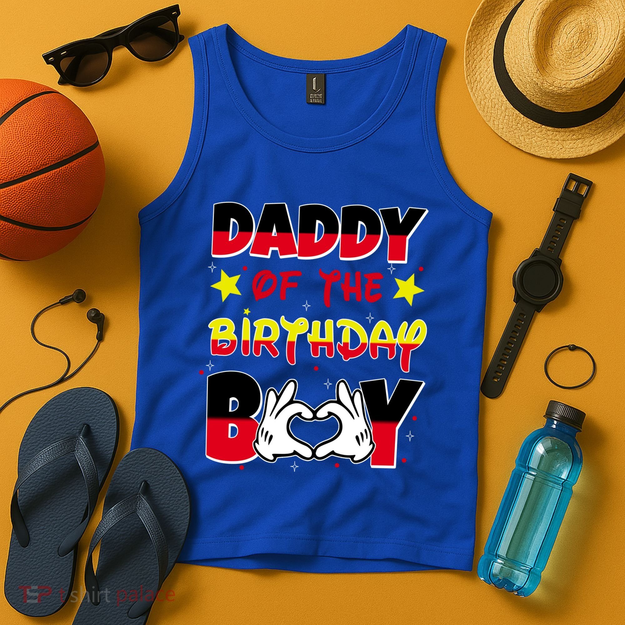 Daddy Of The Birthday Boy Dad Gift Tank Top